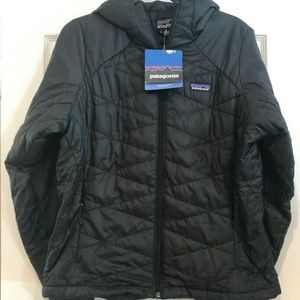 PATAGONIA MICRO PUFF HOODED JACKET WOMENS LARGE